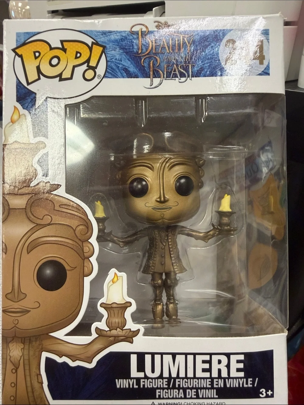 Funko Gold Lumiere Vinyl Figure - Metallic Gold and Yellow
